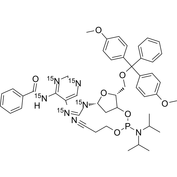 DMT-dA(bz) Phosphoramidite-15N5 (DA-CE phosphoramidite-15N5)